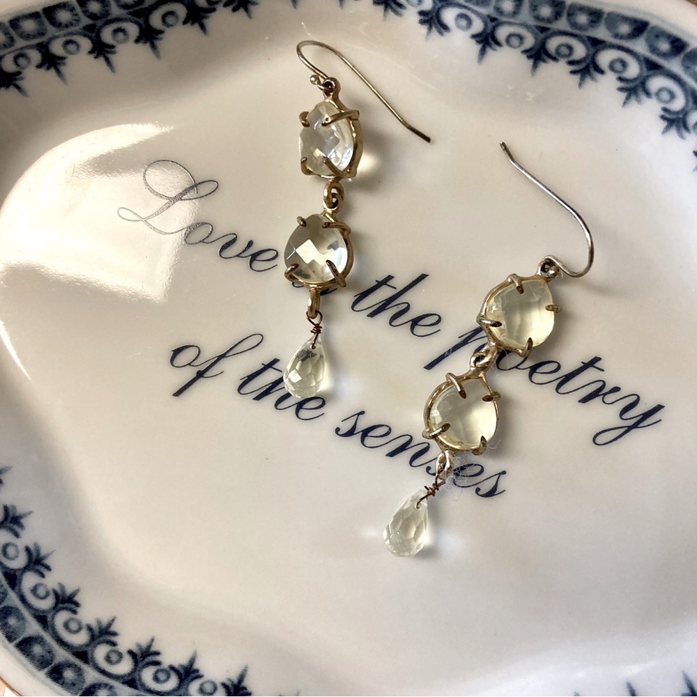 Fantastically Beautiful Vintage Citrine Earrings